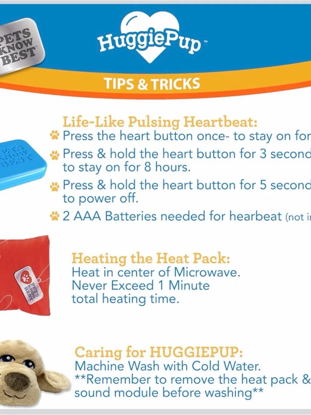 New HuggiePup by Pets Comfort Companion